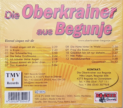 Die Oberkrainer aus Begunje - Einmal singen mit dir