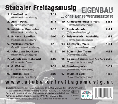 Stubaier Freitagsmusig - Eigenbau ... ohne Konservierungsstoffe