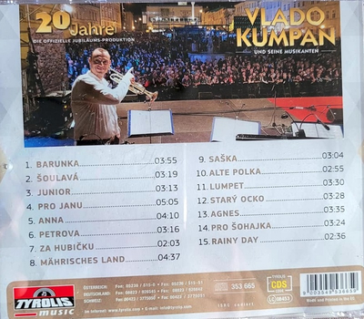 Vlado Kumpan und seine Musikanten - 20 Jahre die offizielle Jubilums-Produktion