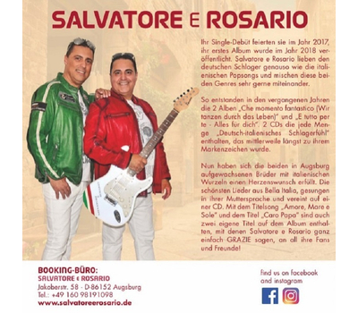 Salvatore E Rosario - Amore, Mare e Sole / Die schnsten Lieder aus Bella Italia