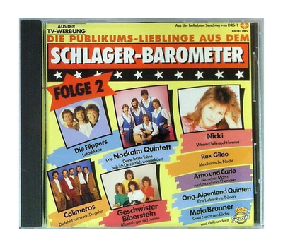 Die Publikums-Lieblinge aus dem Schlager-Barometer Folge 2 1990er CD Neu