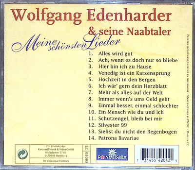 Wolfgang Edenharder & seine Naabtaler - Meine schnsten Lieder