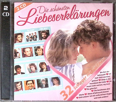 Die schnsten Liebeserklrungen 32 Schlager mit viel Herz 2CD