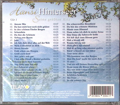 Hansi Hinterseer - Das Beste Seine grten Hits 2CD