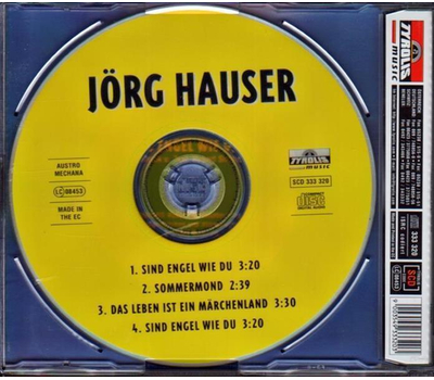 Jrg Hauser - Sind Engel wie Du / Sommermond / Das Leben ist