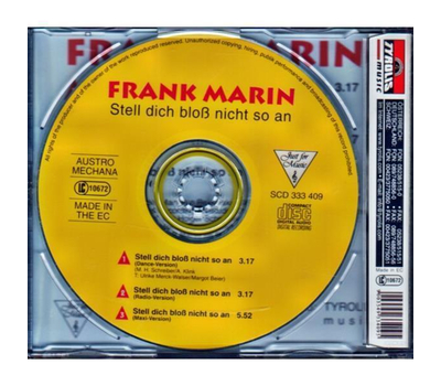 Frank Martin - Stell dich blo nicht so an