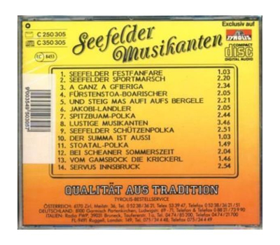 Seefelder Musikanten, -Madln, -Blsergruppe & Brgermusikkapelle Seefeld