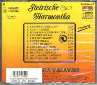 Harmonikaklnge mit Peter Lamprecht und den Kaiserwlder Musketieren - Steirische Harmonika Instrumental Folge 1