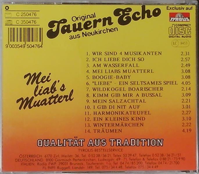 Orig. Tauern Echo - Mei liabs Muatterl RAR