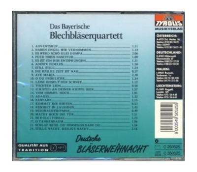 Das bayrische Blechblserquartett - Deutsche Blserweihnacht
