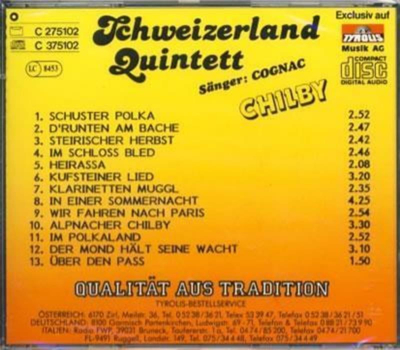 Schweizerland Quintett - Chilby