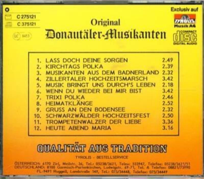 Orig. Donautler Musikanten - Musik fr schne Stunden