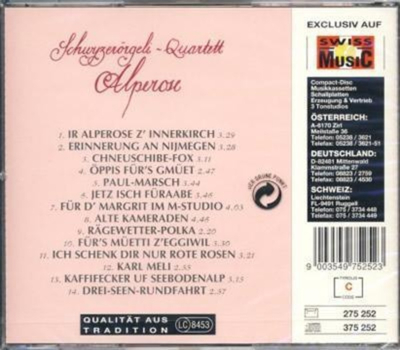 Schwyzerrgeli-Quartett Alperose - Mit Volldampf voruus