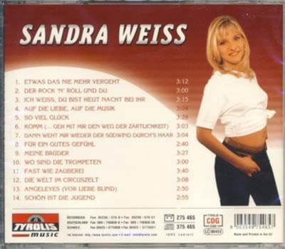 Sandra Weiss - Etwas das nie mehr vergeht