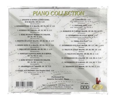 Servadel Annette - Piano Collection, Mendelssohn - Brahms - Schumann