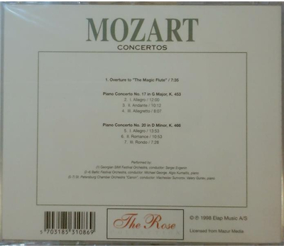 Georgisches Festival Orchester - Mozart, Concertos