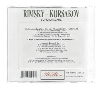 St. Petersburger Kammerorchester - RIMSKY-KORSAKOV Scheherazade