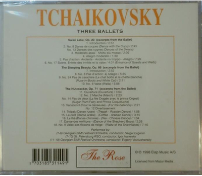 St. Petersburger Kammerorchester - TCHAIKOVSKY Three Ballets