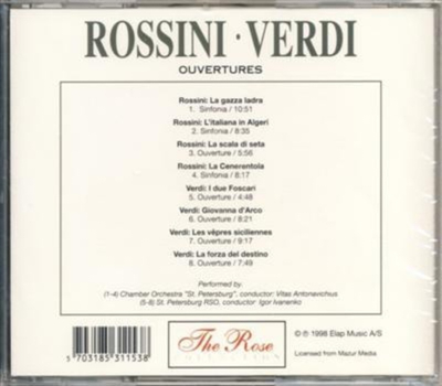 St. Petersburger Kammerorchester - Rossini - Verdi Ouvertures