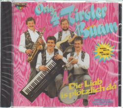 Orig. 4 Tiroler Buam - Die Liab is pltzlich d