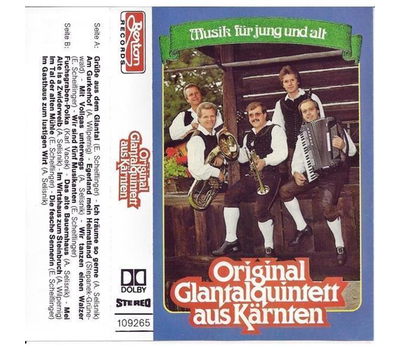 Orig. Glantalquintett aus Krnten - Musik fr jung und alt MC 1985 Neu