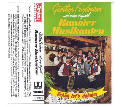 Gnther Friedmann und seine original Banater Musikanten - Schn ists daheim MC 1985 Neu