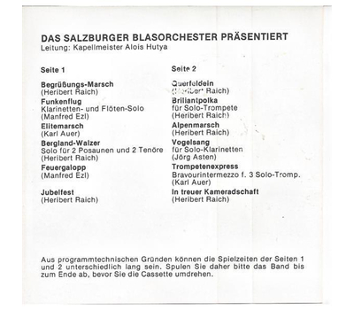 Das Salzburger Blasorchester prsentiert