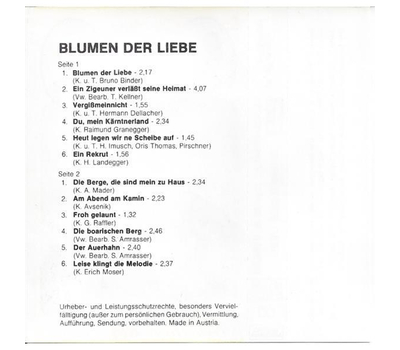 Glocknerduo Simon & Robert - Blumen der Liebe