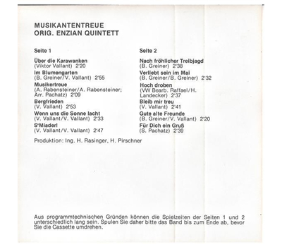 Orig. Enzian Quintett - Musikantentreue