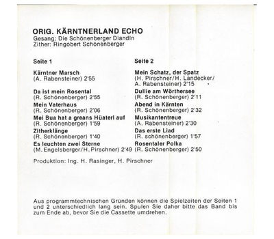 Orig. Krntnerland Echo - Krntner Marsch