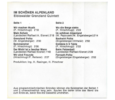 Eibiswalder Grenzland Quintett - Im schnen Alpenland