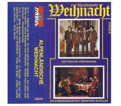 Osttiroler Viergesang - Alpenlndische Weihnacht (MC Neu)