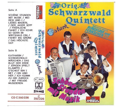 Orig. Schwarzwald Quintett - Schne Stunden mit Musik MC Neu