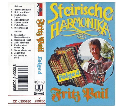 Fritz Pail - Steirische Harmonika - Nr. 4 Instrumental MC Neu