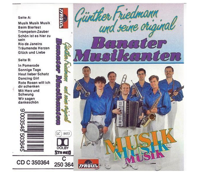 Gnther Friedmann und seine Banater Musikanten - Musik Musik Musik MC Neu