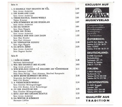 Singkreis ARS Musica Althofen - I hab Di gern / Krntner Liebeslieder