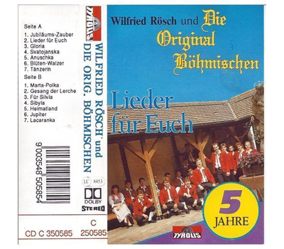 Wilfried Rsch & Die Original Bhmischen - Lieder fr Euch MC Neu