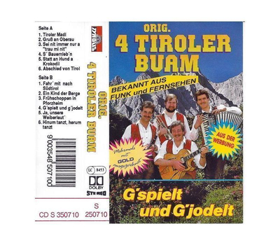 Orig. 4 Tiroler Buam - Gspielt und Gjodelt