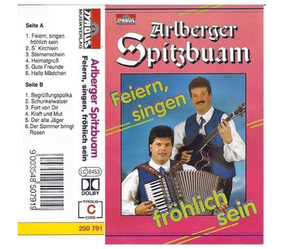 Arlberger Spitzbuam - Feiern, singen, frhlich sein MC Neu