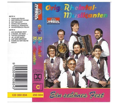 Orig. Rheintal-Musikanten - Ein schnes Fest MC Neu