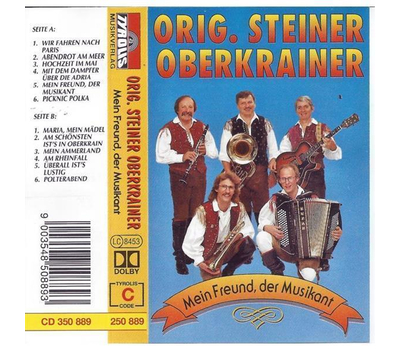 Orig. Steiner Oberkrainer - Mein Freund, der Musikant MC Neu