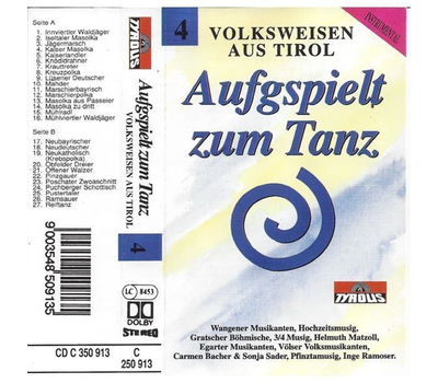 Aufgspielt zum Tanz Folge 4 Volksweisen aus Tirol Instrumental