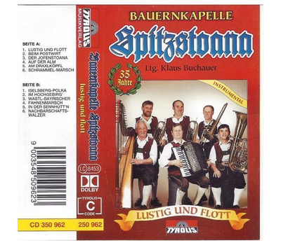 Bauernkapelle Spitzstoana - Lustig und flott 35 Jahre Instrumental