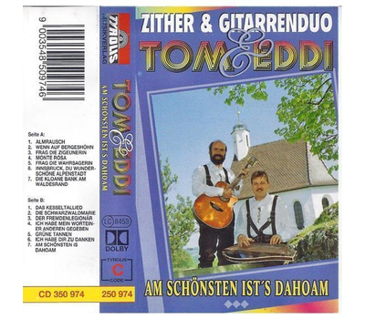 Zither- & Gitarrenduo Tom & Eddi - Am schnsten ists dahoam MC Neu