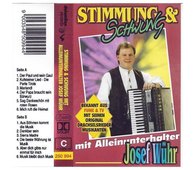 Stimmung & Schwung mit Alleinunterhalter Josef Whr