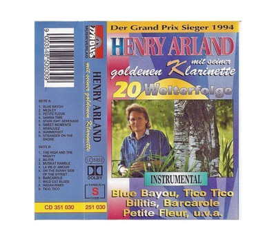 Henry Arland - 20 Welterfolge Instrumental Grand Prix Sieger 1994