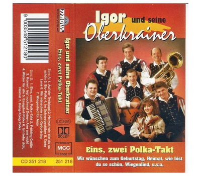 Igor und seine Oberkrainer - Eins, zwei Polka-Takt MC Neu