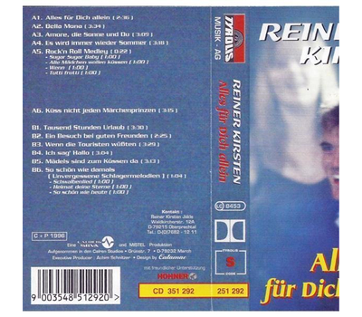 Reiner Kirsten - Alles fr Dich allein