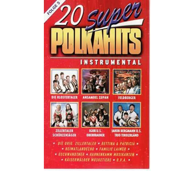 20 Super Polkahits Instrumental Folge 5