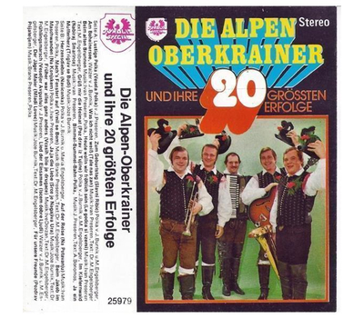 Alpenoberkrainer Alpski Kvintet - Ihre 20 grten Erfolge 1979 MC Neu